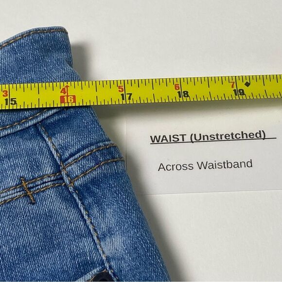 Kenneth Cole Athletic Fit - Stretch Light Blue Wash Denim Jeans Men's Size 34x32 - Picture 14 of 16